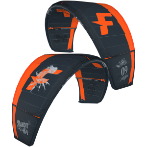 Kite F-ONE Bandit S4 2023 - Farbe Onyx/Flame