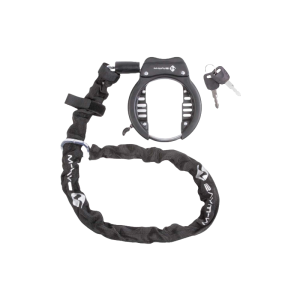 Rahmenschloss mit Kette M-WAVE Ringkette XL